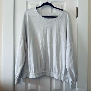 We The Free‎ by Free People Cotton Pullover Top Size Medium Relaxed Fit